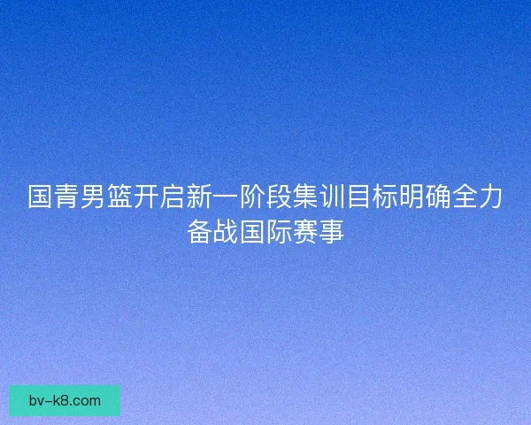 国青男篮开启新一阶段集训目标明确全力备战国际赛事